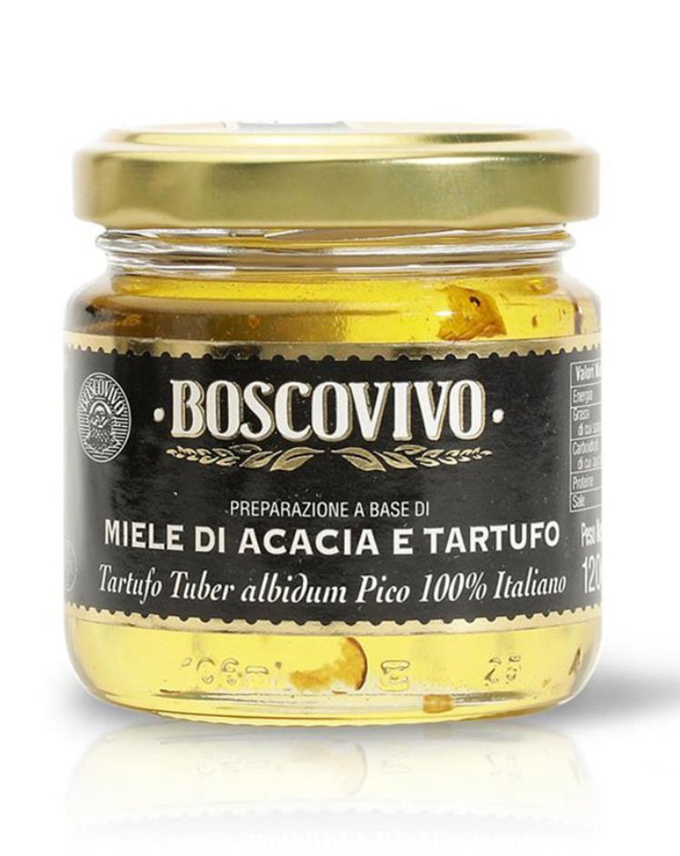 Miele di Acacia e tartufo (Akaciahonung med Bianchetto-tryffel)